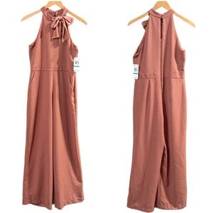 GB girls Pink Halter Jumpsuit